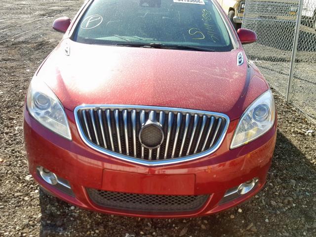 1G4PR5SK1E4100927 - 2014 BUICK VERANO CON RED photo 9