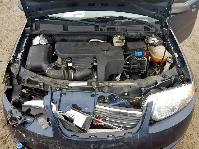 1G8AJ55F47Z199744 - 2007 SATURN ION LEVEL BLUE photo 7