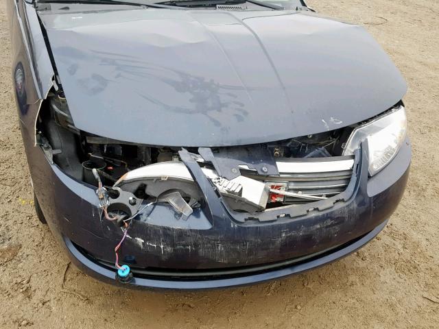 1G8AJ55F47Z199744 - 2007 SATURN ION LEVEL BLUE photo 9