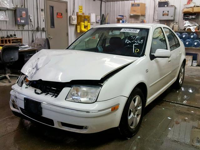 3VWSE69M54M140161 - 2004 VOLKSWAGEN JETTA GLS WHITE photo 2