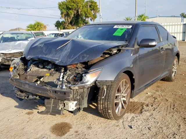 JTKJF5C7XE3076686 - 2014 TOYOTA SCION TC 灰色 照片 2
