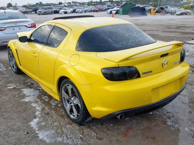 JM1FE173X40108276 - 2004 MAZDA RX8 YELLOW photo 3