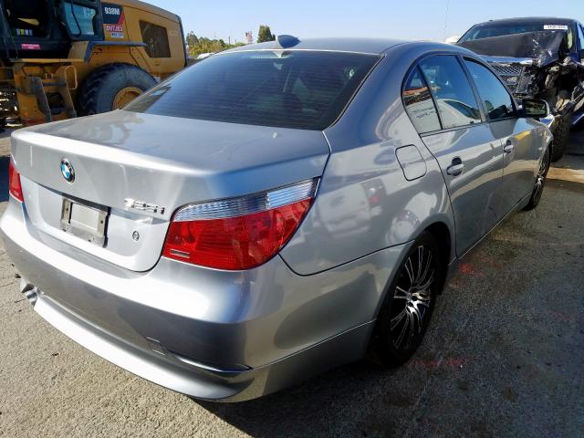 WBANA535X5B862660 - 2005 BMW 525 I SILVER photo 4