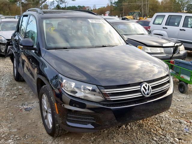 WVGAV7AX2HK046757 - 2017 VOLKSWAGEN TIGUAN S BLACK photo 1