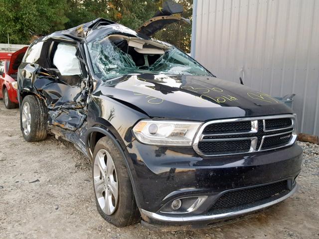 1C4RDHDG8EC300893 - 2014 DODGE DURANGO LI BLACK photo 1