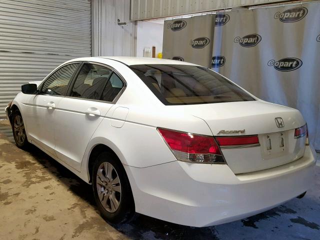 1HGCP2F44CA134296 - 2012 HONDA ACCORD LXP WHITE photo 3