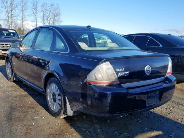 1MEHM40W38G613783 - 2008 MERCURY SABLE LUXU BLUE photo 3