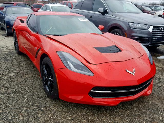 1G1YB2D7XG5110561 - 2016 CHEVROLET CORVETTE S RED photo 1