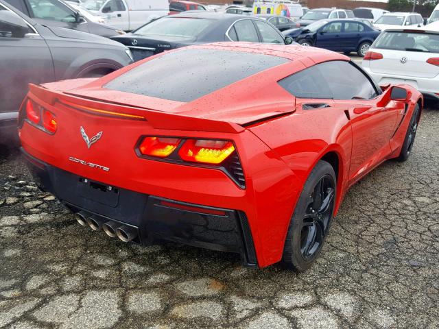 1G1YB2D7XG5110561 - 2016 CHEVROLET CORVETTE S RED photo 4