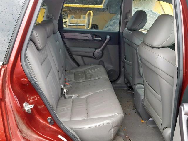 JHLRE48788C063734 - 2008 HONDA CR-V EXL RED photo 6