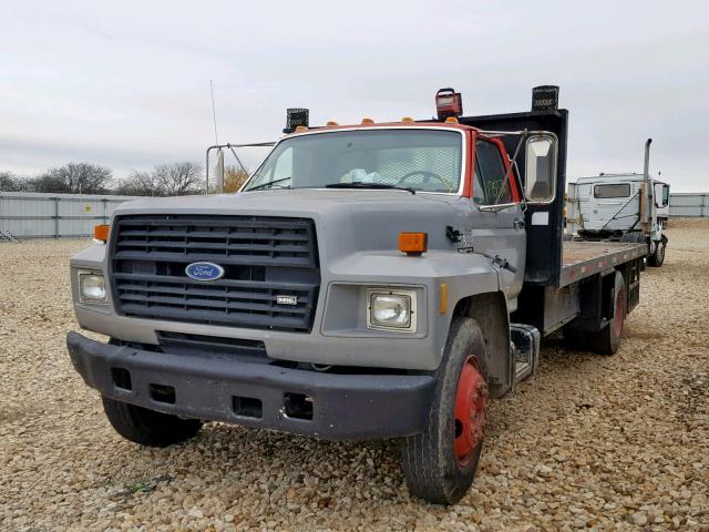 1FDNK74P9MVA09431 - 1991 FORD F700 F GRAY photo 2