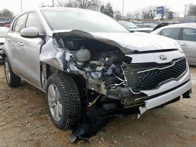 KNDPM3AC8H7097593 - 2017 KIA SPORTAGE L SILVER photo 9