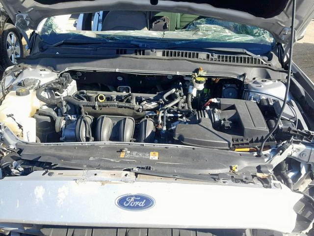 3FA6P0G71DR181839 - 2013 FORD FUSION S SILVER photo 7