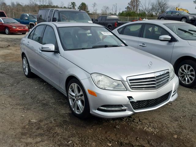 WDDGF4HB0CA618885 - 2012 MERCEDES-BENZ C 250 SILVER photo 1