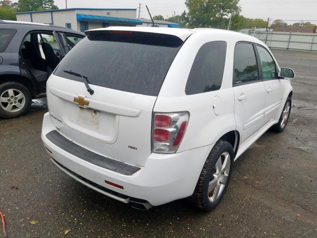 2CNDL737086037803 - 2008 CHEVROLET EQUINOX SP WHITE photo 4