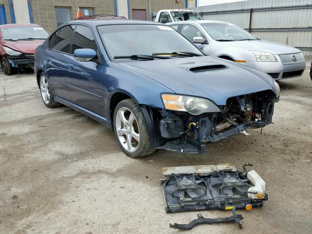 4S3BL676X54205161 - 2005 SUBARU LEGACY GT BLUE photo 1