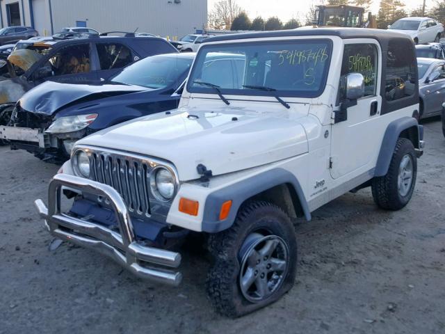 1J4FA39S96P700171 - 2006 JEEP WRANGLER X WHITE photo 2