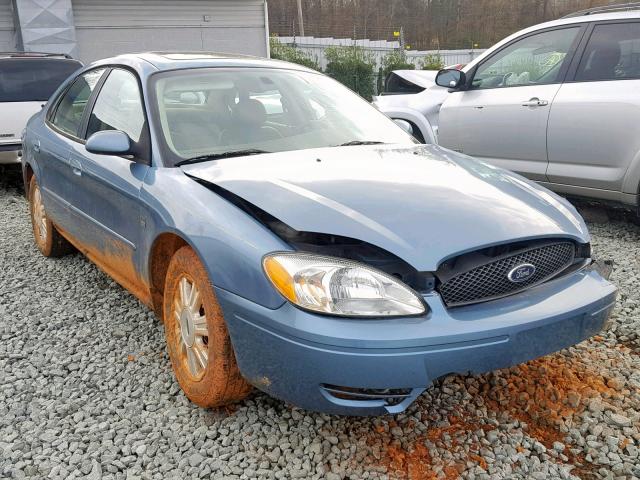 1FAHP56S15A158018 - 2005 FORD TAURUS SEL BLUE photo 1