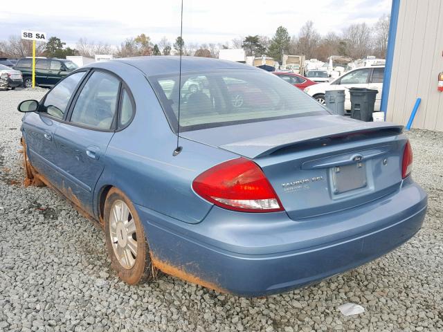 1FAHP56S15A158018 - 2005 FORD TAURUS SEL BLUE photo 3