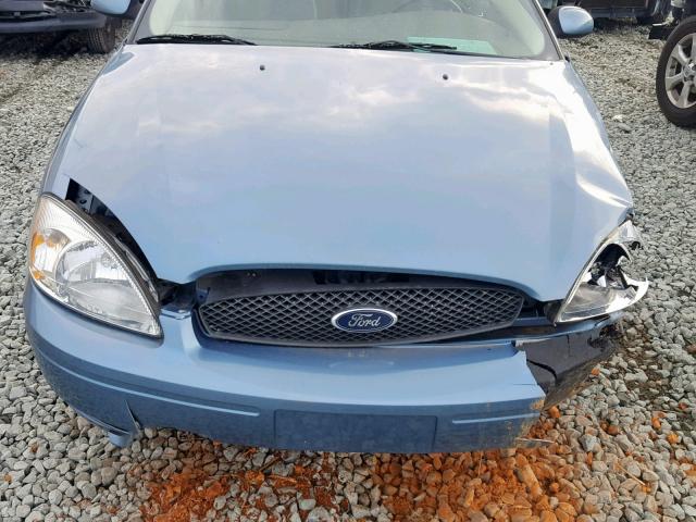 1FAHP56S15A158018 - 2005 FORD TAURUS SEL BLUE photo 9