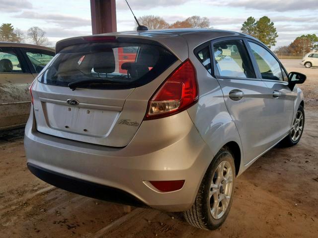 3FADP4EJ4EM125616 - 2014 FORD FIESTA SE SILVER photo 4