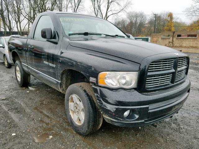 1D7HU16D35J590967 - 2005 DODGE RAM 1500 S BLACK photo 1