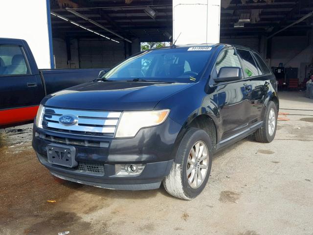 2FMDK3JC9ABA87737 - 2010 FORD EDGE SEL BLACK photo 2