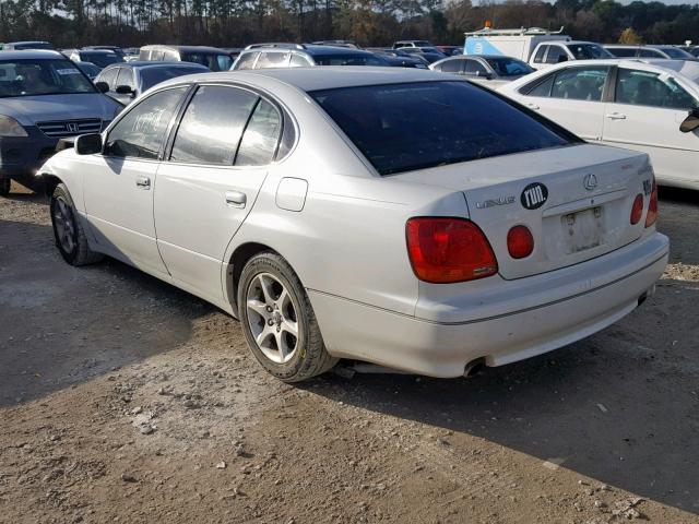 JT8BD69S340198422 - 2004 LEXUS GS 300 WHITE photo 3