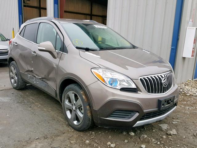 KL4CJASB8EB622513 - 2014 BUICK ENCORE BROWN photo 1