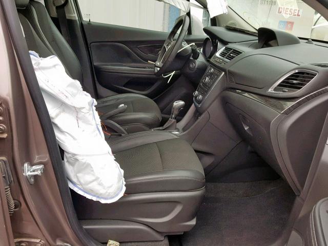 KL4CJASB8EB622513 - 2014 BUICK ENCORE BROWN photo 5