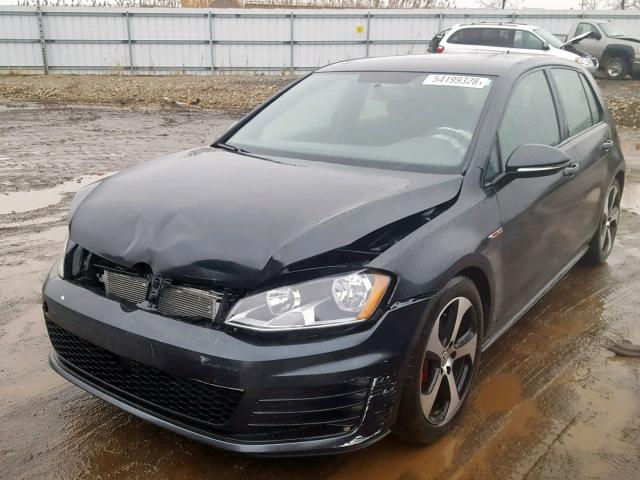 3VW4T7AUXGM042022 - 2016 VOLKSWAGEN GTI S/SE GRAY photo 2