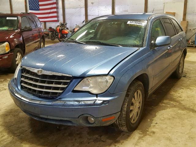 2A8GM68X07R173601 - 2007 CHRYSLER PACIFICA T BLUE photo 2