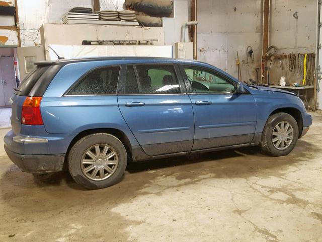 2A8GM68X07R173601 - 2007 CHRYSLER PACIFICA T BLUE photo 9