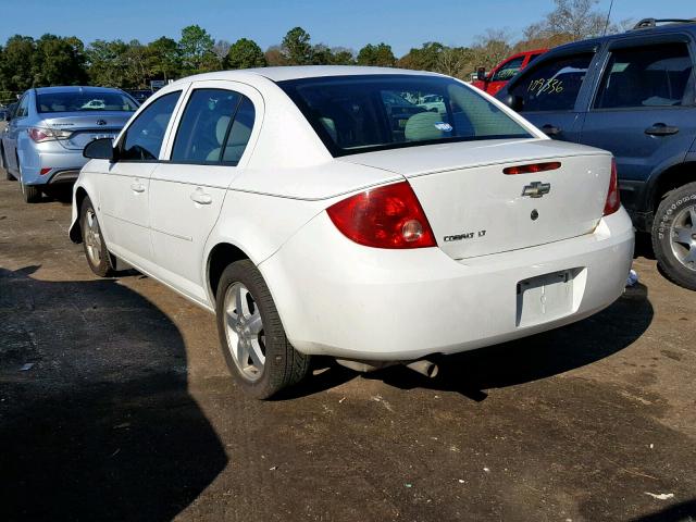 1G1AT58H597263567 - 2009 CHEVROLET COBALT LT WHITE photo 3