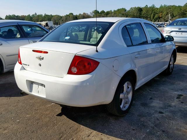 1G1AT58H597263567 - 2009 CHEVROLET COBALT LT WHITE photo 4