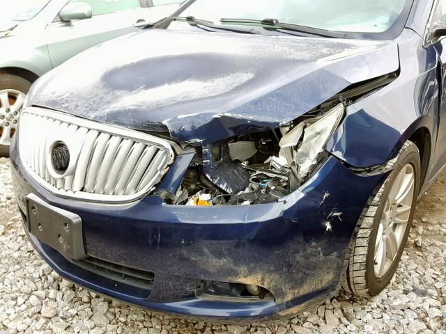 1G4GD5E38CF322238 - 2012 BUICK LACROSSE P BLUE photo 9