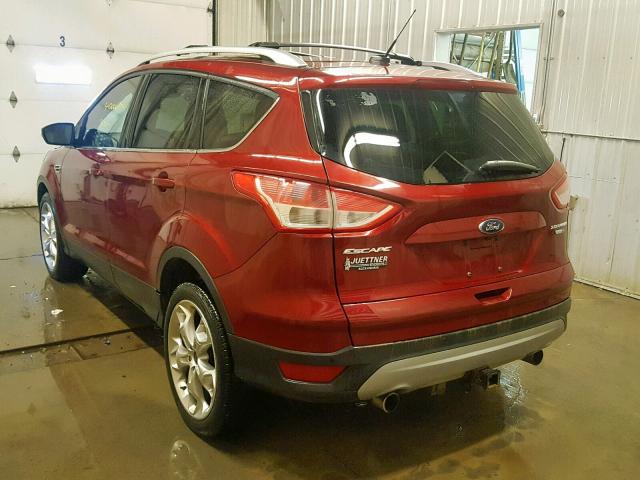 1FMCU9J92DUC55116 - 2013 FORD ESCAPE TIT RED photo 3