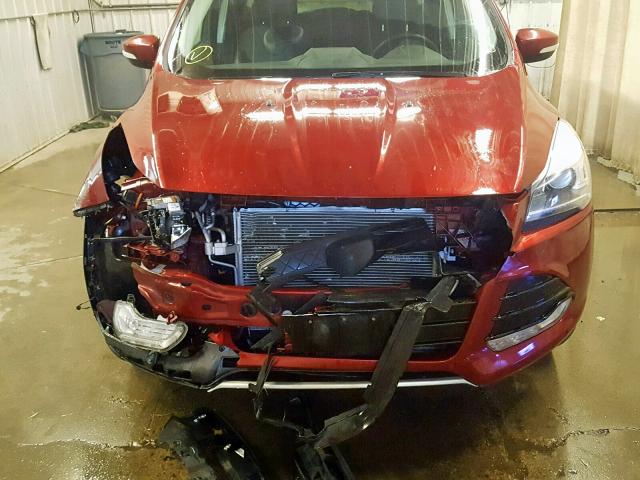 1FMCU9J92DUC55116 - 2013 FORD ESCAPE TIT RED photo 9