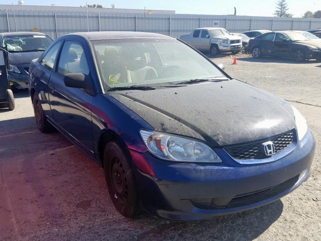 1HGEM22185L069859 - 2005 HONDA CIVIC DX V BLUE photo 1