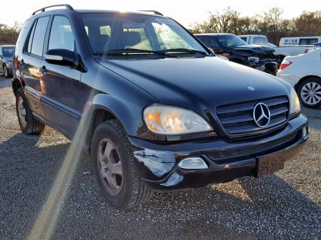 4JGAB57E74A469983 - 2004 MERCEDES-BENZ ML 350 BLACK photo 1