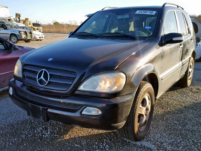 4JGAB57E74A469983 - 2004 MERCEDES-BENZ ML 350 BLACK photo 2