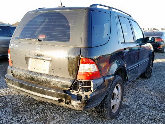 4JGAB57E74A469983 - 2004 MERCEDES-BENZ ML 350 BLACK photo 4