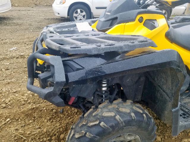 3JBLKLP11EJ000444 - 2014 CAN-AM OUTLANDER YELLOW photo 9