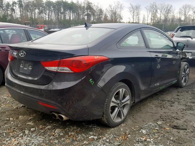 KMHDH6AE9DU006543 - 2013 HYUNDAI ELANTRA CO BLACK photo 4