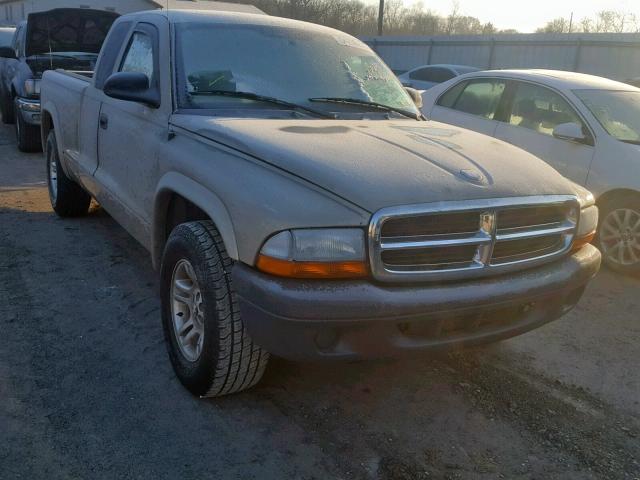 1D7GL12KX4S736986 - 2004 DODGE DAKOTA SXT TAN photo 1