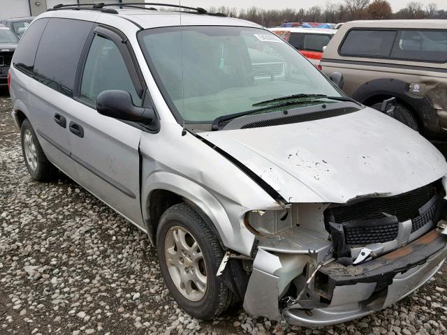 1D4GP25R03B316068 - 2003 DODGE CARAVAN SE SILVER photo 1