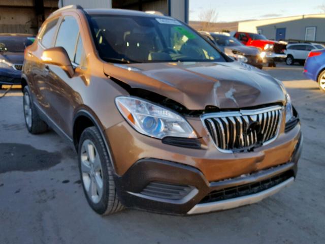 KL4CJESB7GB527001 - 2016 BUICK ENCORE BROWN photo 1