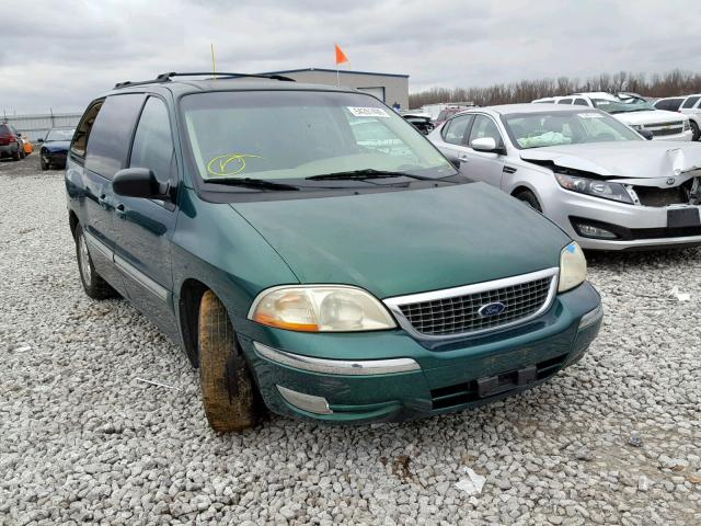 2FMZA52442BB15926 - 2002 FORD WINDSTAR S GREEN photo 1