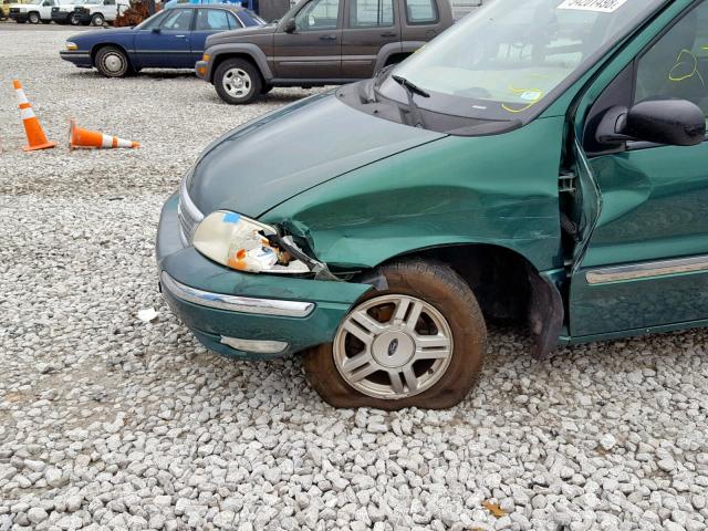 2FMZA52442BB15926 - 2002 FORD WINDSTAR S GREEN photo 9