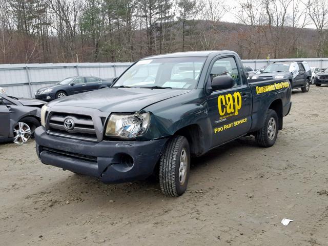 5TENX22N99Z625158 - 2009 TOYOTA TACOMA BLACK photo 2